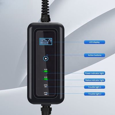 홈 타입 2 5m 케이블과 3.5KW 출력으로 32A 7KW 휴대용 EV 충전소