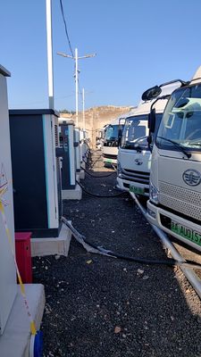 에너지 자동차 DC CCS2 OCPP 1.6 7인치 화면 DC 급전기 GB 표준 160KW 180KW 240KW